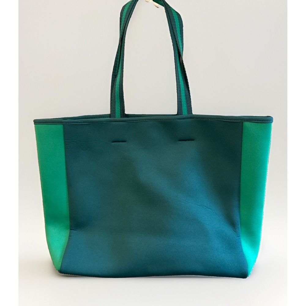 Summersalt Tote Bag Purse Large Capacity Green  Neoprene Beach Waterproof